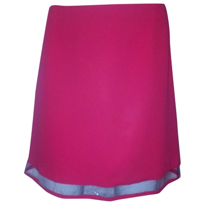 Pre-owned Versus Mini Skirt In Red