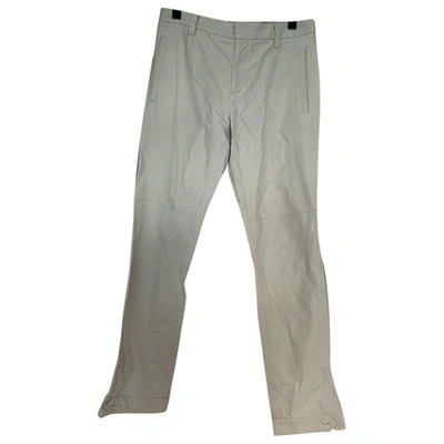 Pre-owned Gucci Trousers In Beige