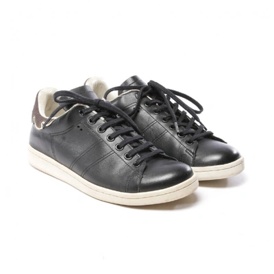 Pre-owned Isabel Marant Bart Black Suede Trainers