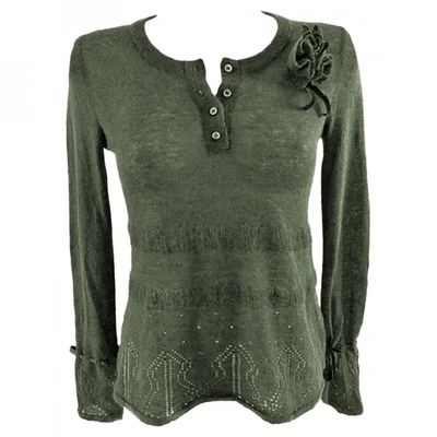 Pre-owned Ermanno Scervino Wool Jumper In Green