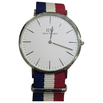 Pre-owned Daniel Wellington Watch In White