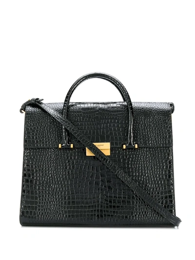 Saint Laurent Bianca Tote In Black