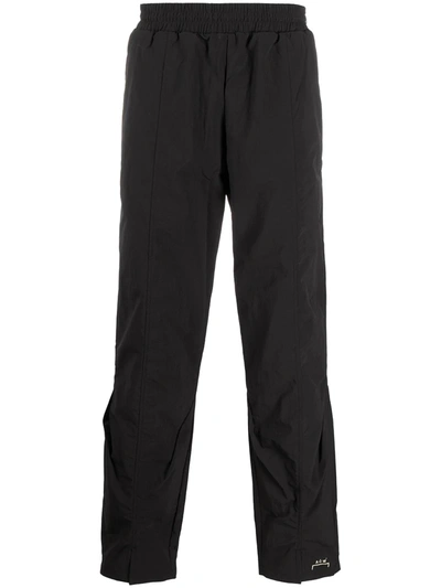 A-cold-wall* Straight-leg Tuck Detail Track Trousers In Black
