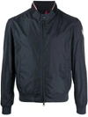 Moncler Men's Reppe Zip-front Jacket In Blue