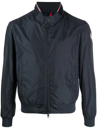 Moncler Men's Reppe Zip-front Jacket In Blue