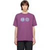 Rassvet Graphic Print Boxy Fit T-shirt In Pink & Purple