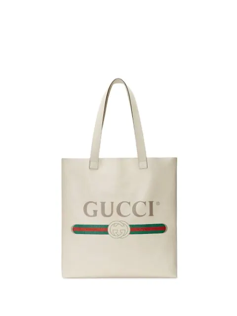 gucci white tote bag