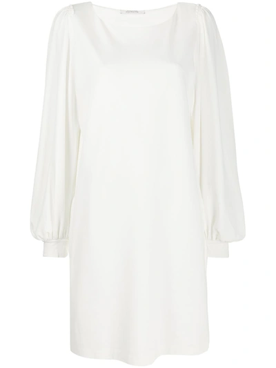 Dorothee Schumacher Bishop Sleeve Dress In White