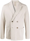 Harris Wharf London Double-breasted Jacket In Neutrals