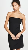 Susana Monaco Core Strapless Tube Minidress In Black