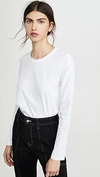 Leset Classic Millie Long Sleeve Top In White