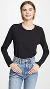 Leset Classic Millie Long Sleeve Tee In Black