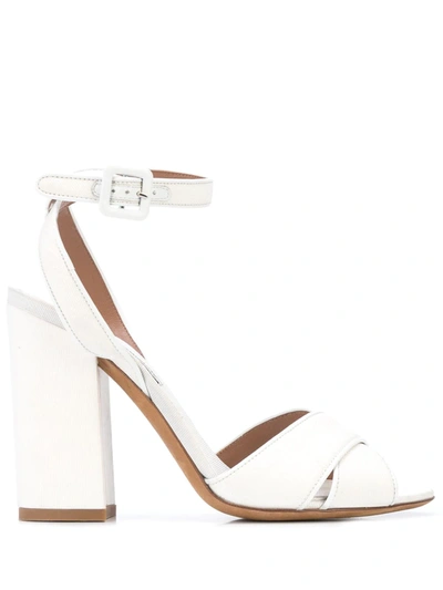 Tabitha Simmons Criss-cross Sandals In White
