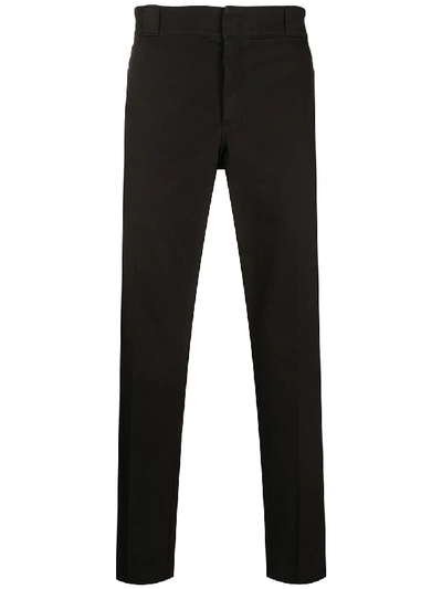 Prada Slim-fit Tailored Trousers In Schwarz