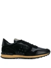 Valentino Garavani Rockstud Sneakers In Black