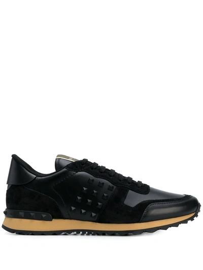 Valentino Garavani Rockstud Sneakers In Black