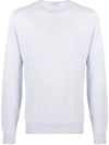 John Smedley 'hatfield' Pullover In Blue