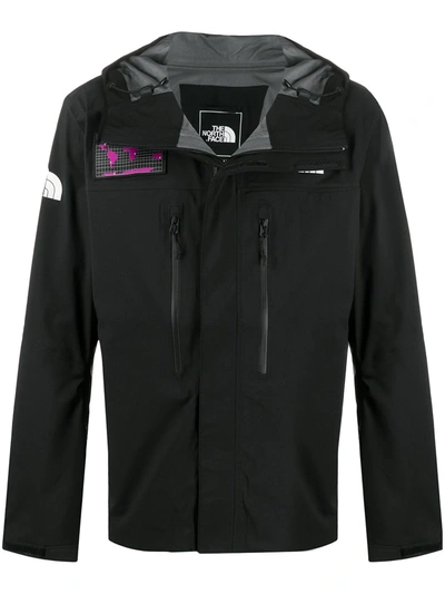 The North Face Map Patch Windbreaker Jacket In Black