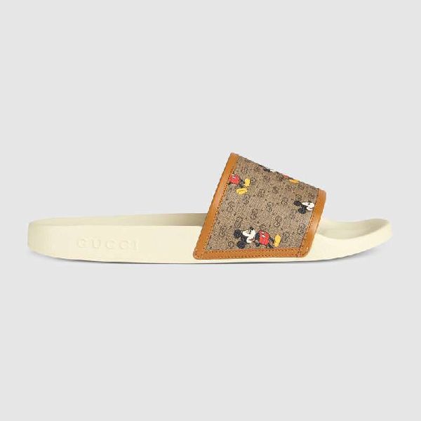 womens mickey mouse slides