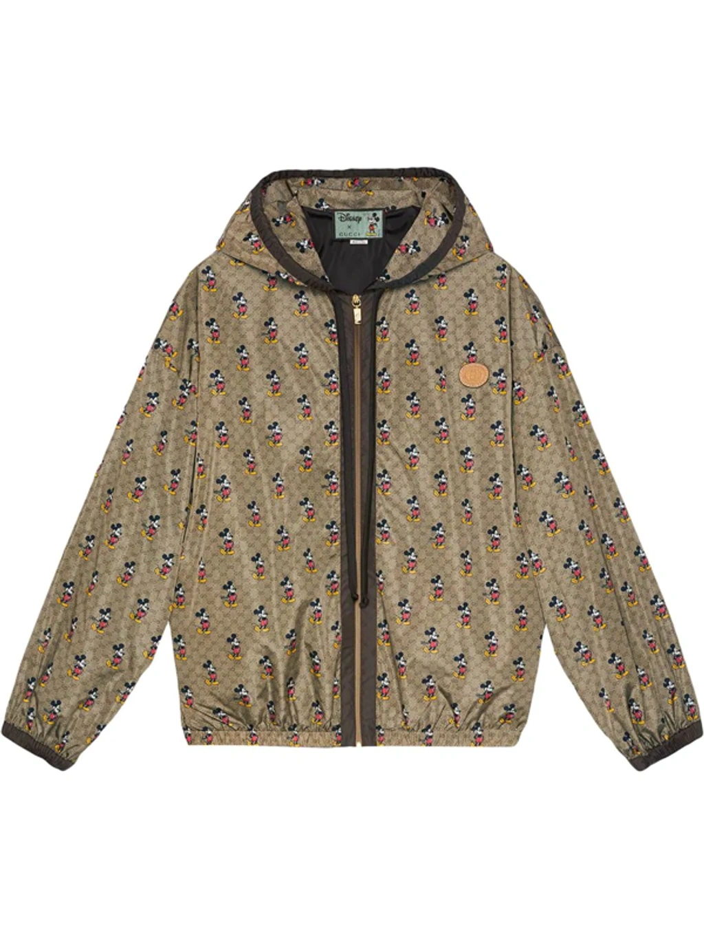 Gucci X Disney Gg And Mickey Printed Jacket In Neutrals ModeSens