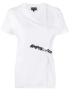 Emporio Armani Logo Tape Short-sleeved T-shirt In White