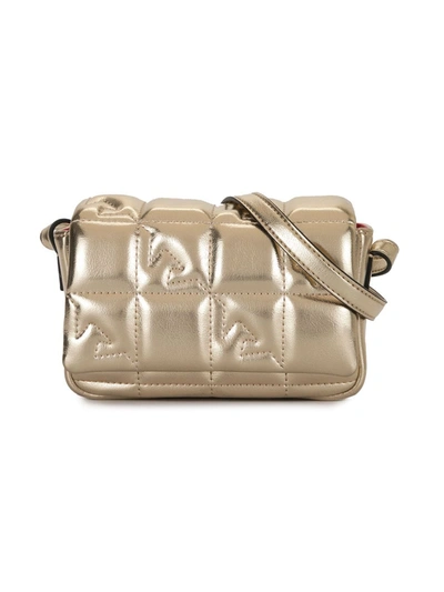 Emporio Armani Kids' Metallic Shoulder Bag In Gold