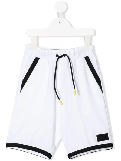 Il Gufo Kids' Loose Fit Shorts In White