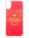 Kenzo Iphone X/xs Tiger Case In Red