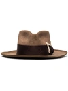 Nick Fouquet San Simeon Fedora Hat In Brown