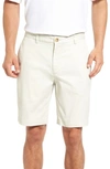 Vineyard Vines Breaker Regular Fit 9 Inch Cotton Shorts In White Cap