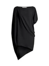 Trina Turk Radiant One-shoulder Dress In Black