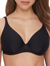 Chantelle Prime Plunge Double-knit Spacer Bra In Black