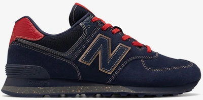 Pre-owned New Balance 574 Kawhi Leonard Bhm (2020) In Navy/grey-red