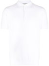 John Smedley Roth Sea Island Cotton Polo Shirt In White