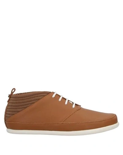 Volta Lace-up Shoes In Tan
