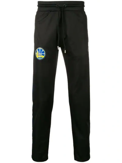 Marcelo Burlon County Of Milan Golden State Warriors Sports Track Trousers In Black
