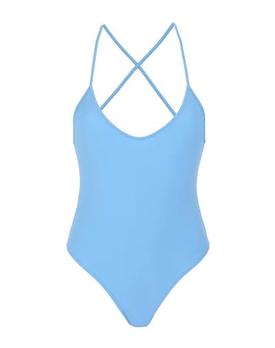 Bower One-piece Swimsuits In Blue