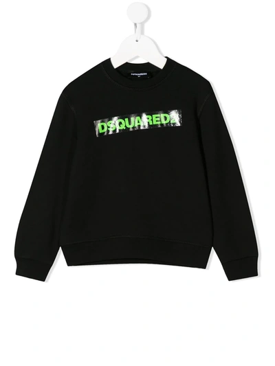 Dsquared2 Kids Sweatshirt For For Boys And For Girls In Black