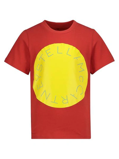 Stella Mccartney Kids T-shirt For Boys In Red