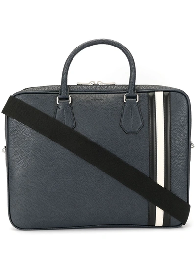 Bally Staz Laptop Bag In Blue