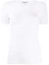 Junya Watanabe Round-neck Sheer-jersey T-shirt In White
