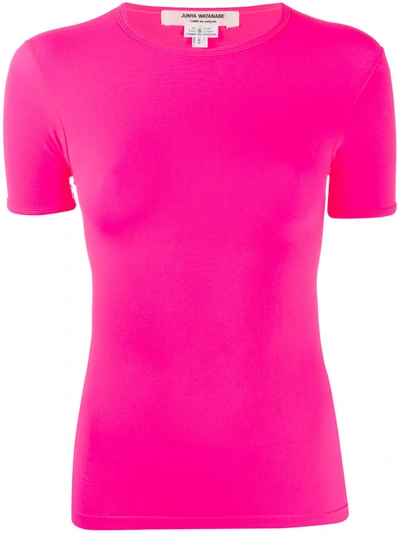 Junya Watanabe Fitted T-shirt In Pink
