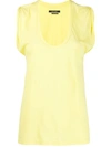 Isabel Marant Casual-fit Tank Top In Yw Yellow