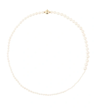 Sophie Bille Brahe Classic Collection 14k Yellow Gold & 2-6mm Pearl Petite Peggy Necklace