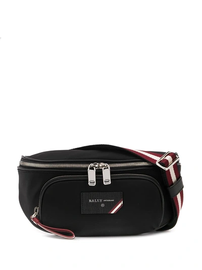 Bally Men's Trainspotting Belt Bag W/ Leather Trim In Black