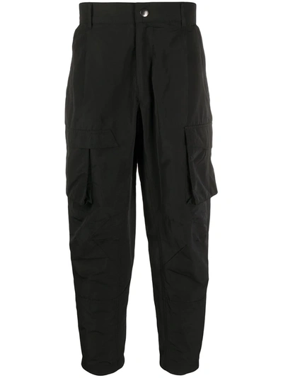 Givenchy Black Taffeta Cargo Pants