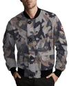 Canada Goose Men's Faber Camo-printed Bomber Jacket In Free Form Camo