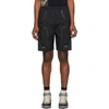 A-cold-wall* Taped Logo-print Technical-shell Track Shorts In Black