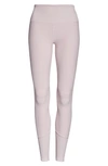 Alo Yoga Alo High Waist Lounge Legging In Pink. In Soft Pink Heather