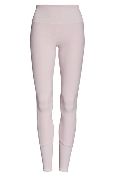 Alo Yoga Alo High Waist Lounge Legging In Pink. In Soft Pink Heather